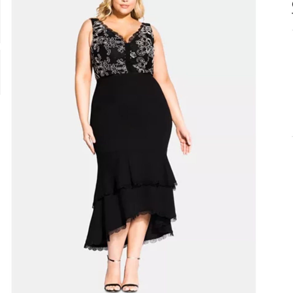NWT! City Chic Sweet Occasion Mermaid Dress XS/14